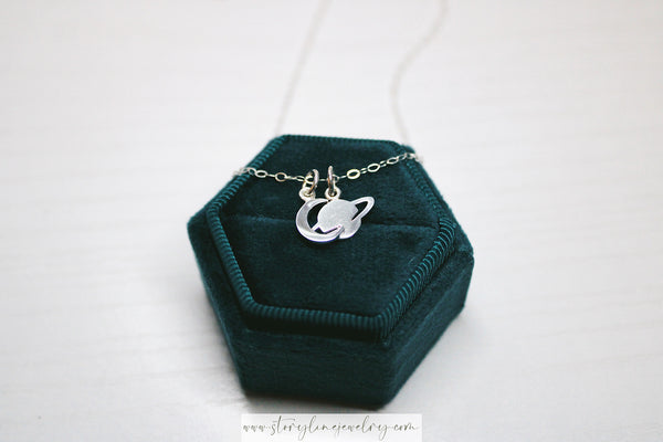 The “to the Moon and to Saturn” Necklace