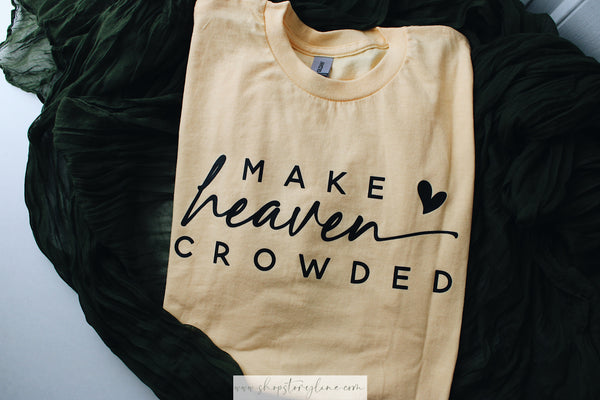 Make Heaven Crowed Tee - Yellow Haze