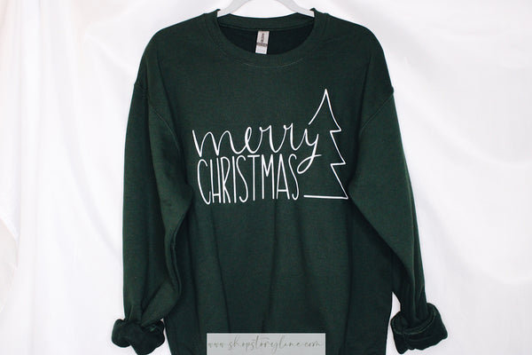 Merry Christmas Crewneck - READY TO SHIP