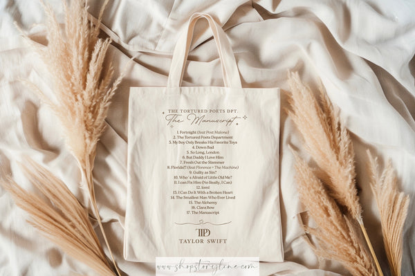 The Manuscript Tote Bag