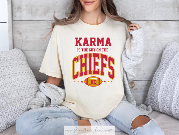 Karma Is The Guy On The CHIEFS Tee