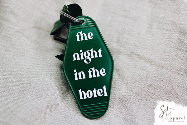 The Night In The Hotel (Room 13) Keychain — personalize
