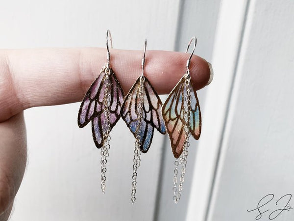 'All of The Colors' Butterfly Earrings