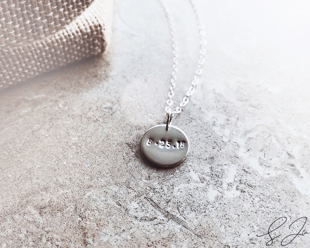 The Date Disc Necklace